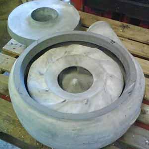 Ceramic pump parts