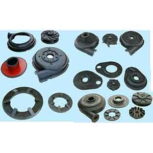 Rubber slurry pump parts